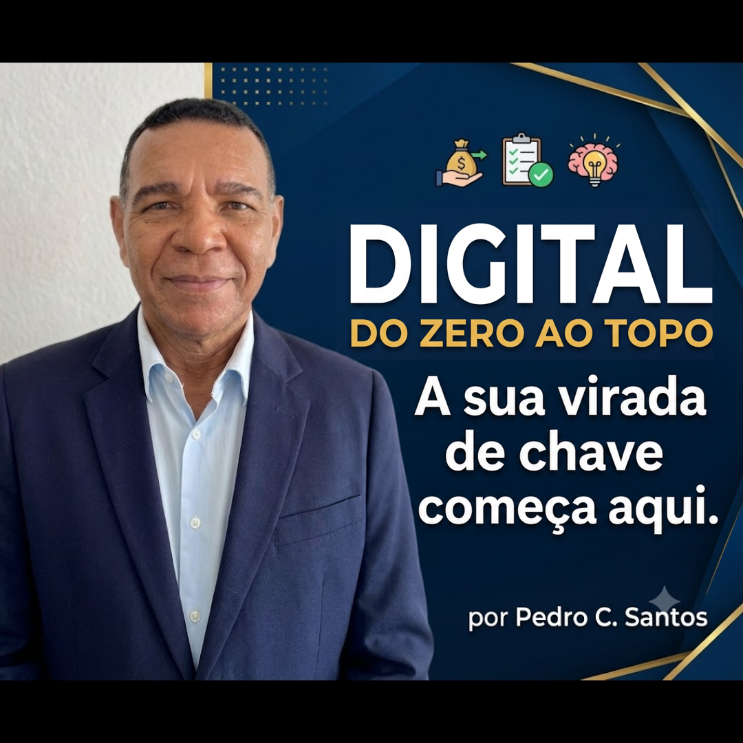 Capa do Digital do Zero ao Topo por Pedro C. Santos
